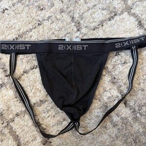 2xist Black Stretch Waistband Jockstrap